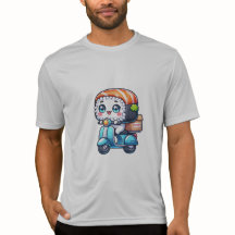 Fun Kawaii Sushi sur la livraison scooter