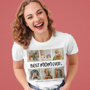 T-shirt Fun Moderne 'MEILLEURE MÈRE JAMAIS' 6 Photo