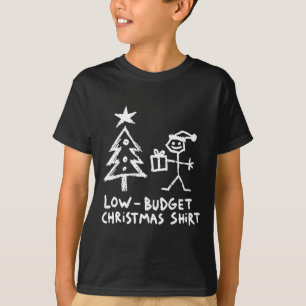 T-shirt Fun Noël Elf Noël à petit budget à Noël