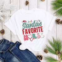 Fun Père Noël infirmière préférée Noël Femmes