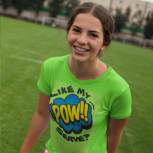 T-shirt Fun Retro Pop Art Pickleball Girls