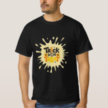 Fun Retro "Trick or Treat" Splash Hommes Halloween
