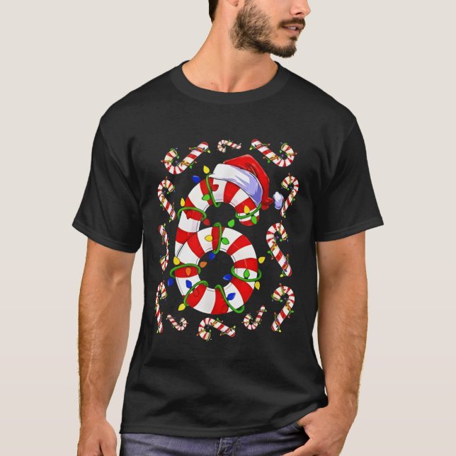 T-shirt Fun Six Seven 6 7 Meme Design Couples Christmas Ca (Devant)