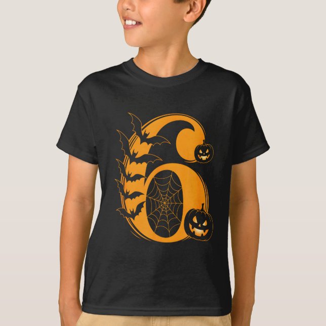 T-shirt Fun Six Seven 6 7 Meme Design Couples Halloween  (Devant)