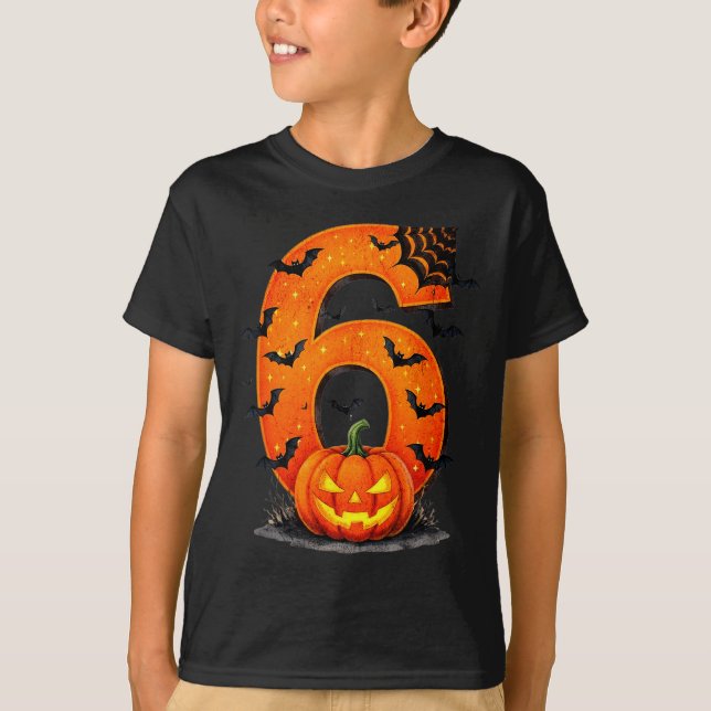 T-shirt Fun Six Seven 6 7 Meme Design Couples Halloween  (Devant)