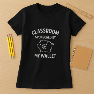 T-shirt Fun Teacher Shirt, Mignonne School Teacher
