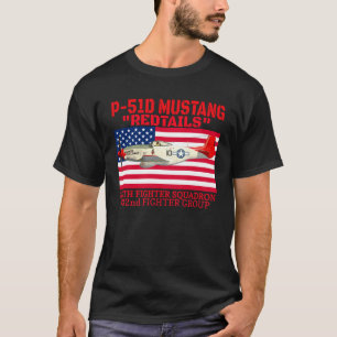 T-shirt Fun tee-shirt vintage P 51 Mustang parfait pour vo