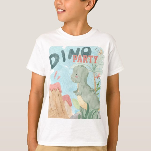 T-shirt Fun Tiranosaurios Rex Dino (Devant)