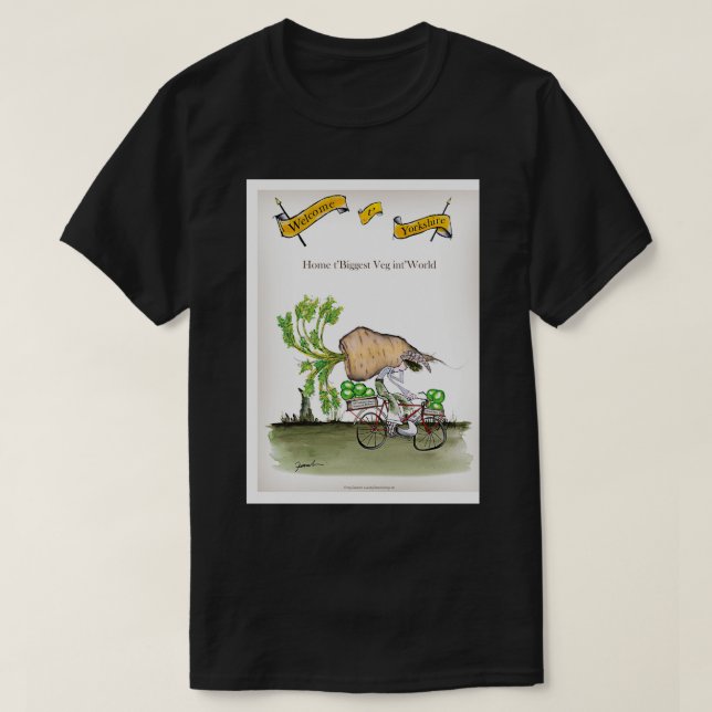 T-shirt Fun Yorkshire Parsnip (Design devant)