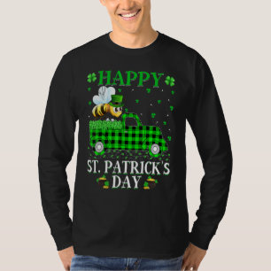 T-shirt Fundy Buffalo Plaid Camion vert Bumble Bee St Part