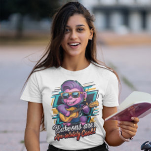 T-shirt Funky Baboon Rockstar Tee