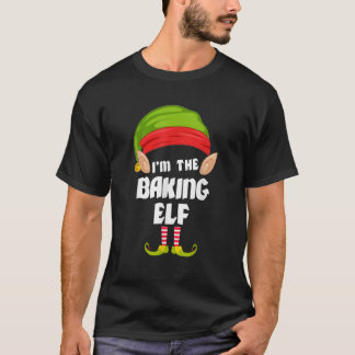 T-shirt Funky Baking Elf Matching Family Group PJ Christma