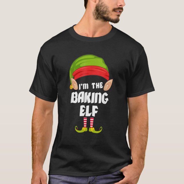 T-shirt Funky Baking Elf Matching Family Group PJ Christma (Devant)