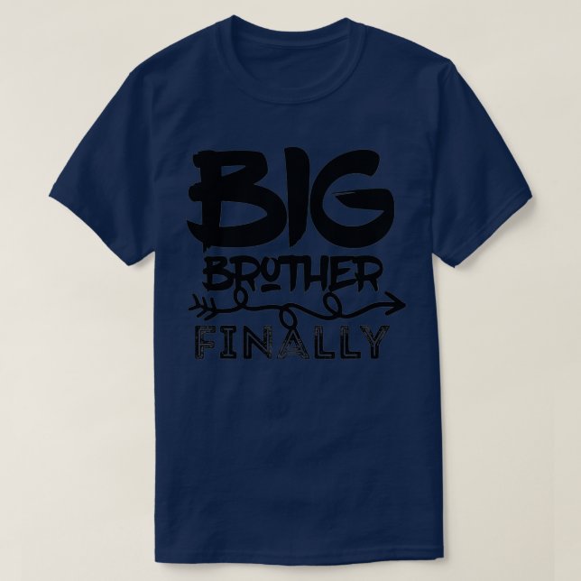 T-shirt Funky Big Brother Enfin Garçons & Frères Plus Anci (Design devant)