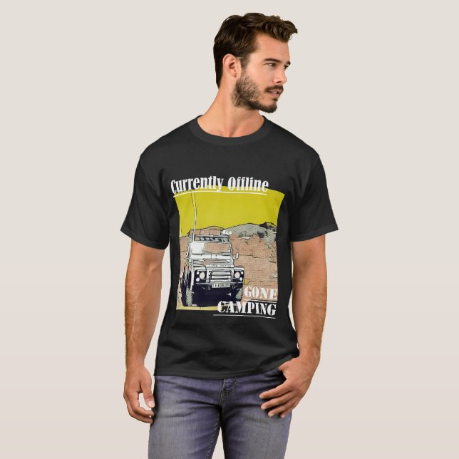 T-Shirt Funky Camping (Devant entier)