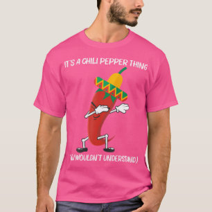 T-shirt Funky Chili Pepper Design Pour Hommes Femmes Berry