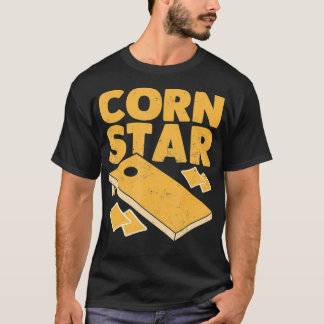 T-shirt Funky cornhole maïs trou de fête sacs gibier anima