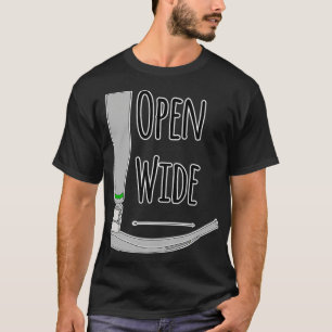 T-shirt Funky CRNA laryngoscope Anesthésiologiste Médica