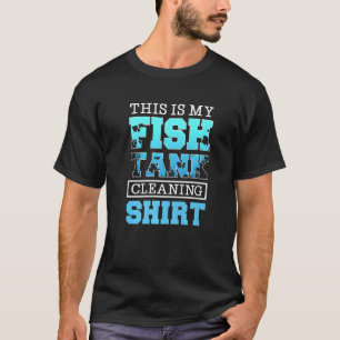 T-shirt Funky Fish Tank Aquarist C'Est Mon Fish Tank Cle
