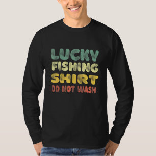 T-shirt Funky Fishing Lucky Charm Pêcheur Pêcheur Pêcheur 