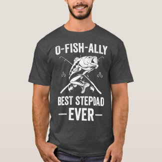 T-shirt Funky Fishing Stepdad Best Stepdad Ever Poisson
