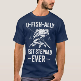 T-shirt Funky Fishing Stepdad Best Stepdad Ever Poisson