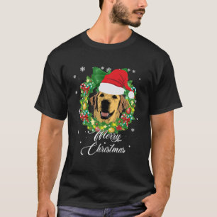 T-shirt Funky Golden Retriever Chien neige Casquette de No
