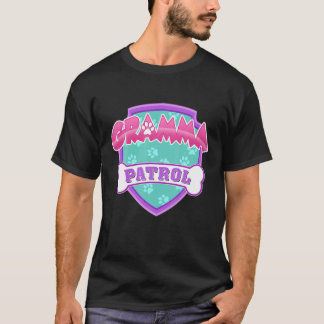 T-shirt Funky Gramma Patrol - Chien Maman, Papa Pour Homme