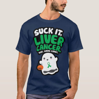 T-shirt Funky It Liver Cancer Gimme Candy mignonne Ghost