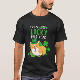 T-shirt Funky Jour de la Saint Patrick Lucky Chien Charm C