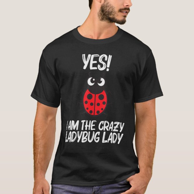T-shirt Funky Ladybug Pour Les Femmes Maman Ladybird Beetl (Devant)