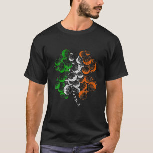 T-shirt Funky Lucky Golf Shamrocks Jour de la Saint Patric