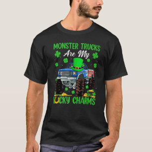 T-shirt Funky Monster Truck are My Lucky Charms St Patrick