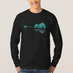 T-shirt Funky Nature Guitar Pour Hommes Femmes Cool Guitar