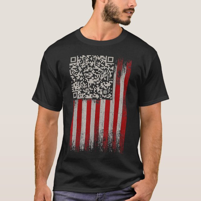 T-shirt Funky Qr Trumps Danser Code de danse (Devant)