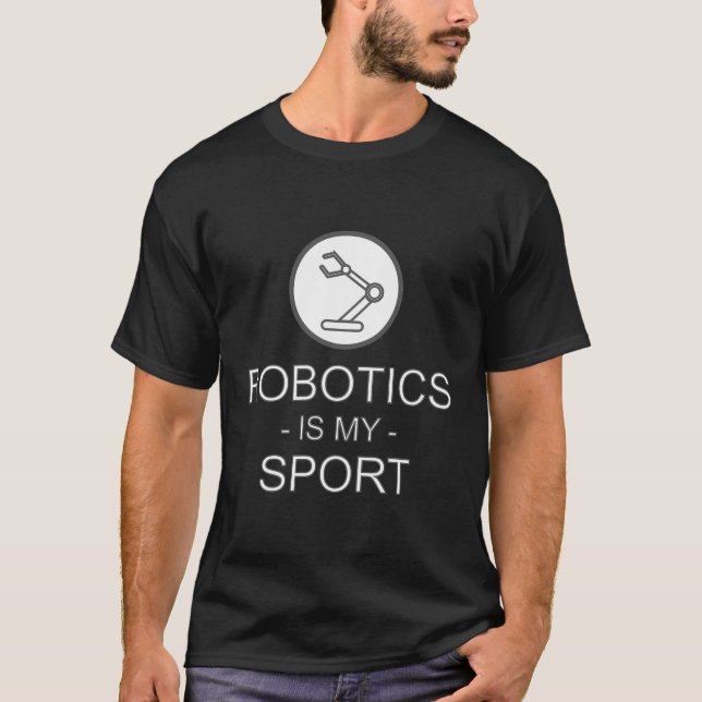 T-shirt Funky Science Coder Robotique Coder Est Mon Sport  (Devant)