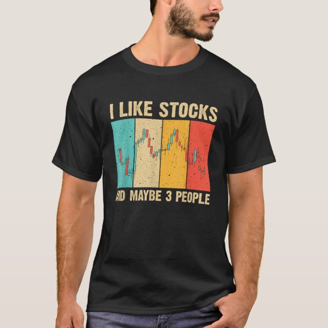 T-shirt Funky Stock Trading Stockbroker Day Trading Market (Devant)