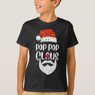 T-shirt Funky Xmas Famille Correspondant Pop Claus Père No