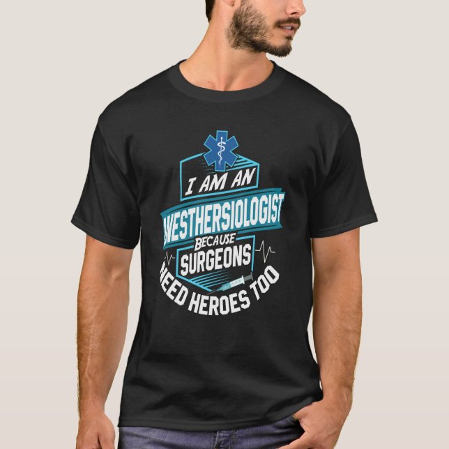 T-shirt Funn Anesthesiologist Anesthesia Nurse Anesthesia (Devant)