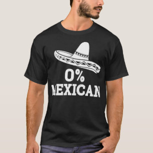 T-shirt Funny 0 mexicain avec sombrero pour Cinco de Mayo 