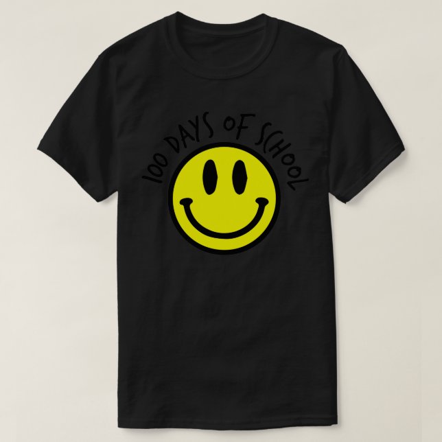 T-shirt Funny 100 jours d'école et toujours aimer6 (Design devant)