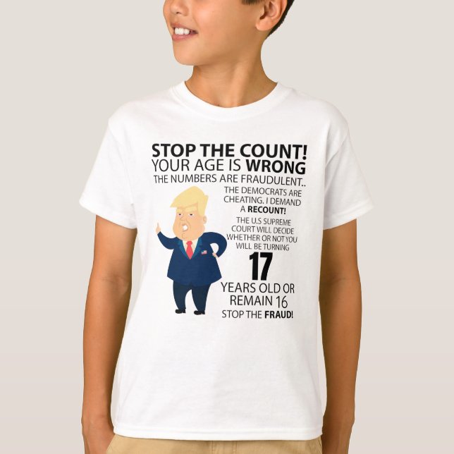 T-shirt Funny 17e année Anniversaire présent Bonne année d (Devant)