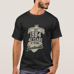 T-shirt Funny 40e Anniversaire Chemises 40 Ans Cadeaux Lon