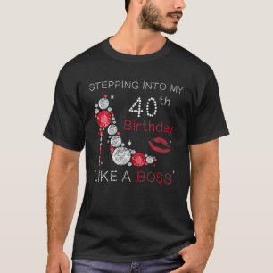 T-shirt Funny 40E Anniversaire T I Turn Quarante Anniversa