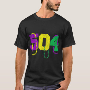 T-shirt Funny 504 New Orleans Mardi Gras Vêtements Vintage