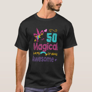 T-shirt Funny 50e anniversaire Awesome 50 ans Unicorne C