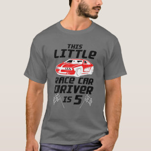 T-shirt Funny 5E Anniversaire Cadeaux Garçons 5 Ans Voitur