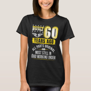 T-shirt Funny 60e Anniversaire Chemise B-Day Cadeau Dit Âg