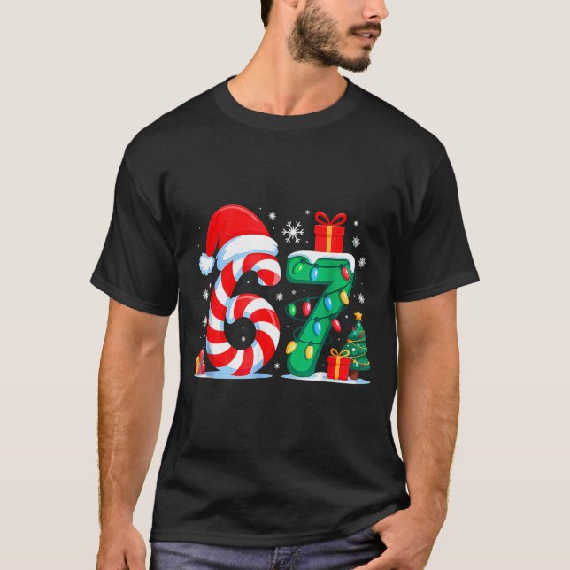 T-shirt Funny 67 Christmas 6 7 Six Seven Meme 6 7 Matching (Devant)