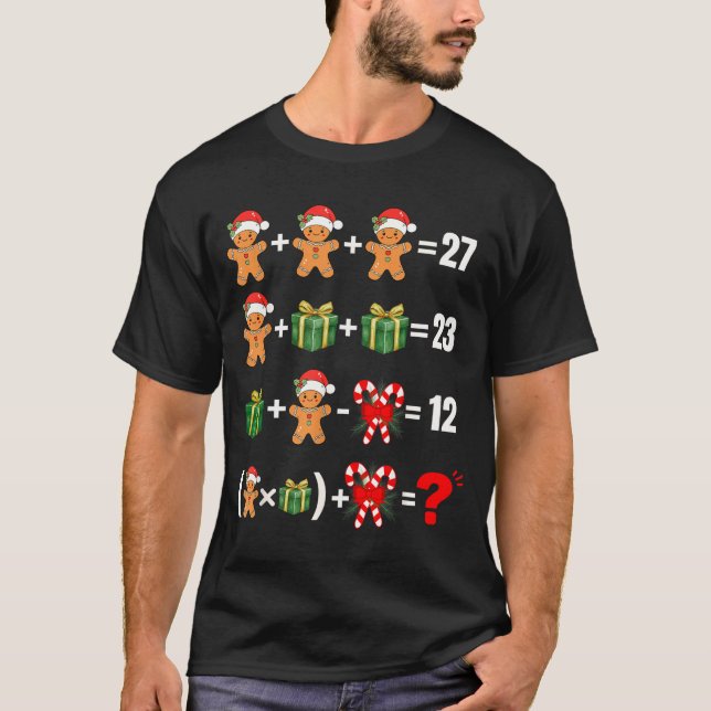 T-shirt Funny 67 Meme Candy Merry Santa Math Teacher Chris (Devant)